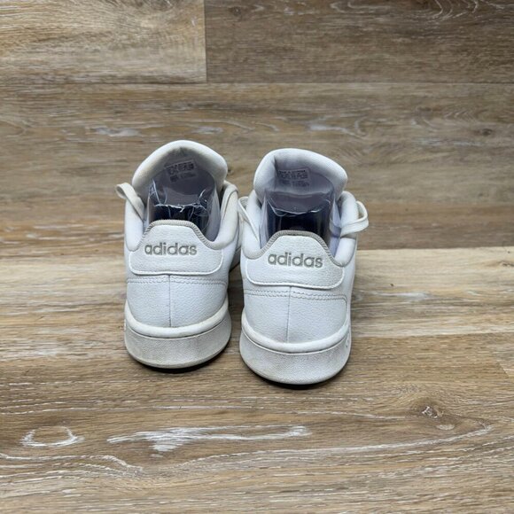 Adidas Grand Court White Leather Sneaker Women's Size 8 - Picture 3 of 5